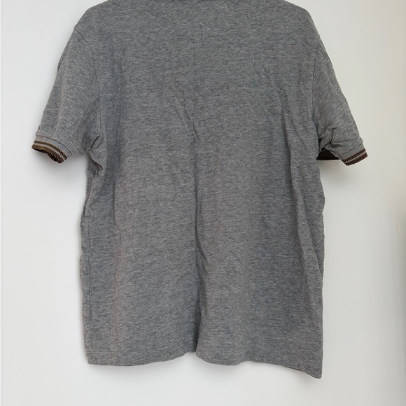 Fred Perry Men’s Grey Tipped Polo Shirt – Size Large, 100% Cotton - Picture 2 of 5